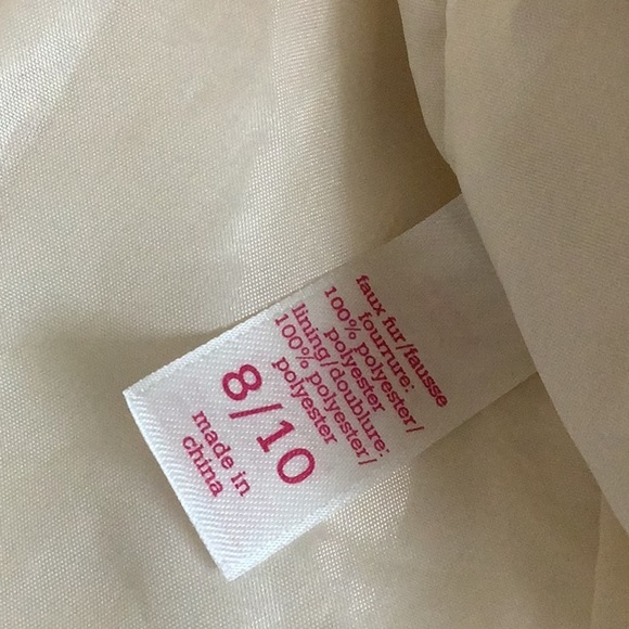 Justice Size 8/10 Crop Big Button Closure Jacket With Lining. Preloved - Picture 5 of 5